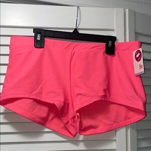 SO Women's Neon Pink Swimwear Shorts